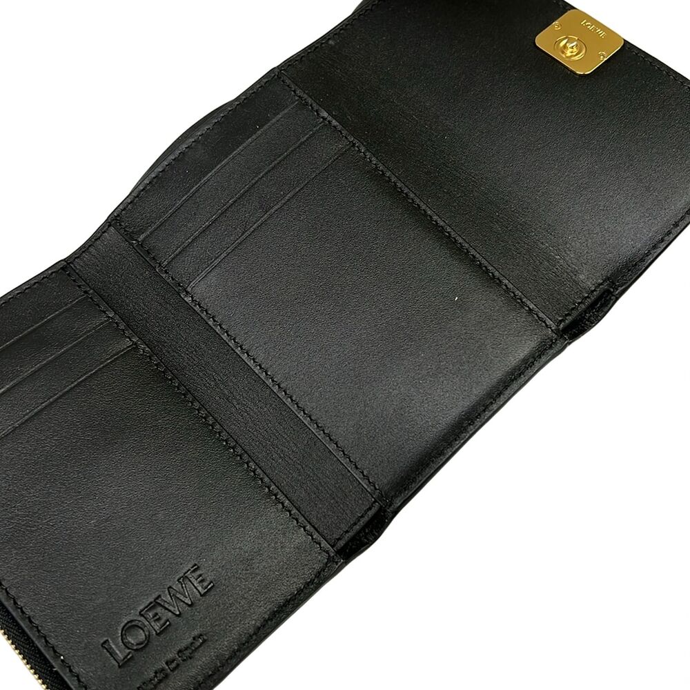 Loewe Anagram Vertical Wallet Small Trifold Wallet C821S33X12 - Picture 3 of 8